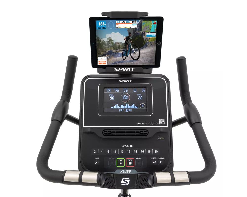 Spirit XBU55 Upright Exercise Bike1