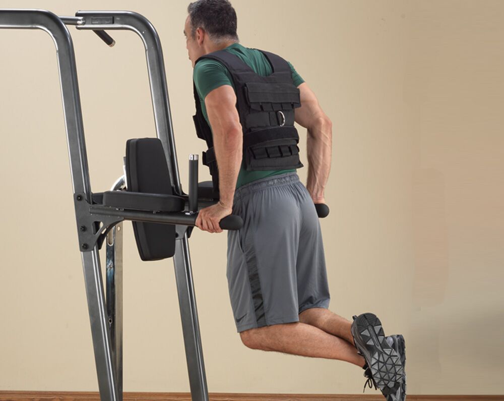 Body-Solid Knee Raise, Dip & Chin Up (FCD)