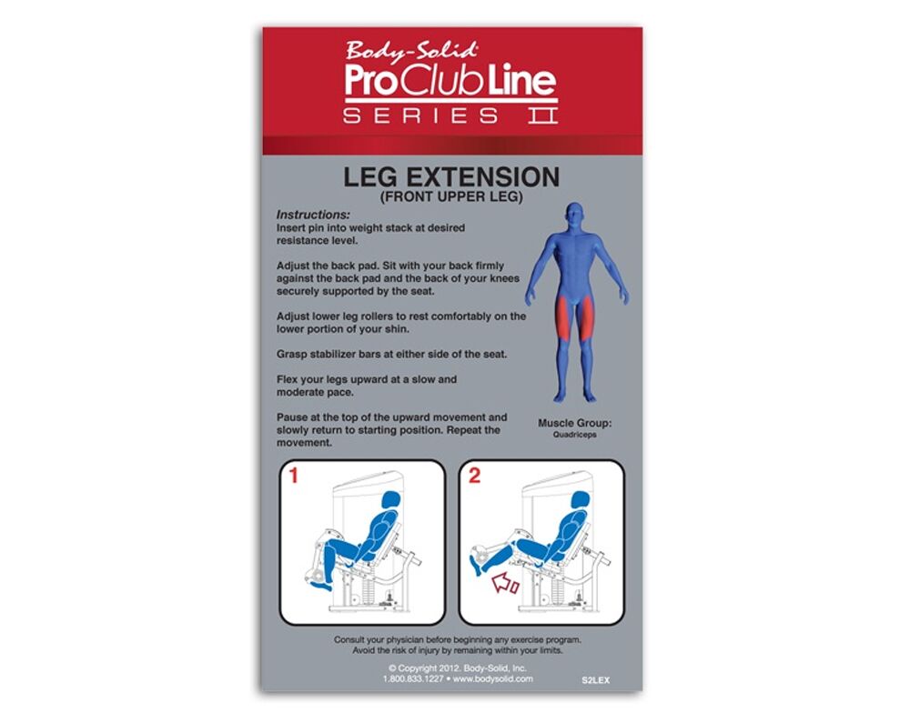 Body Solid ProClub Series 2 Leg Extension