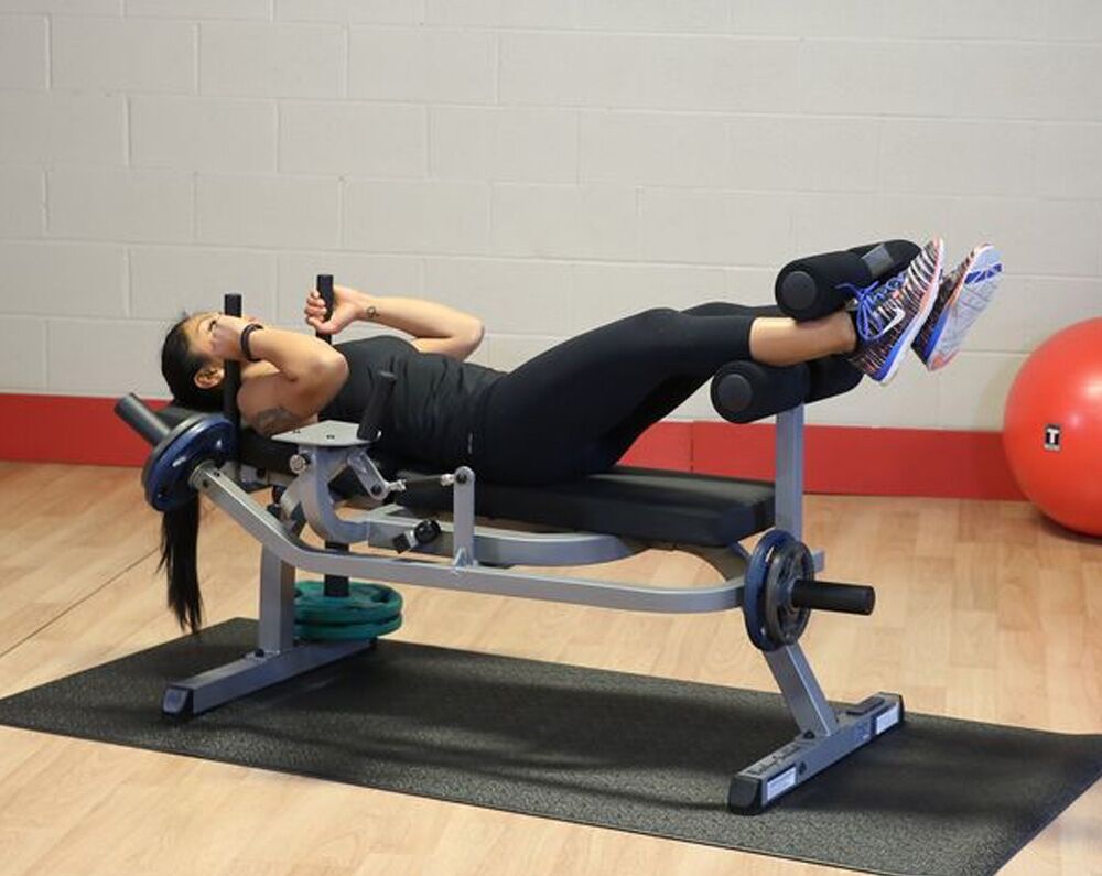 Body-Solid Horizontal Ab Crunch Machine (GAB100)