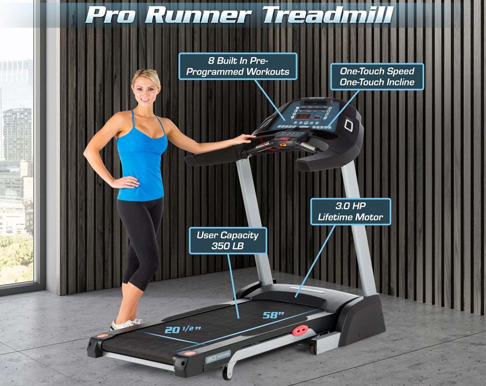 3G Cardio Pro Runner Treadmill