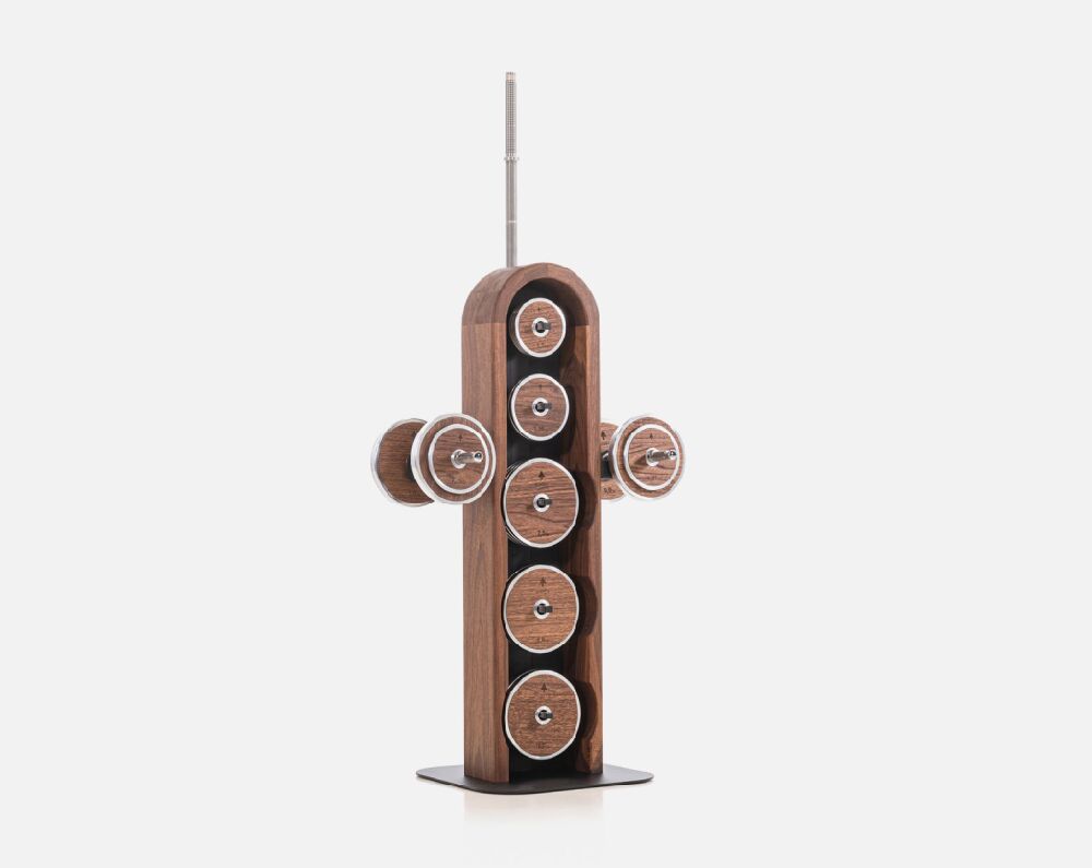 NOHRD WeightPlate Tower Walnut (1)