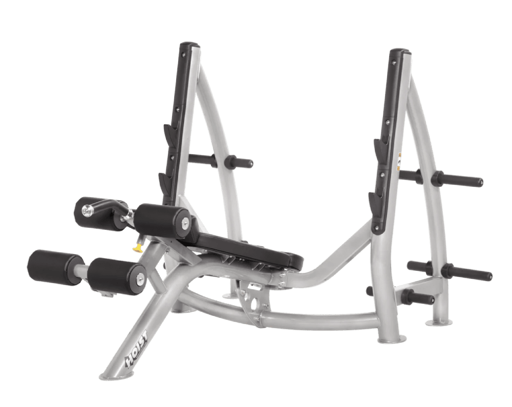 Hoist Fitness Commercial Olympic Decline Bench with Storage CF-3177-A (1)