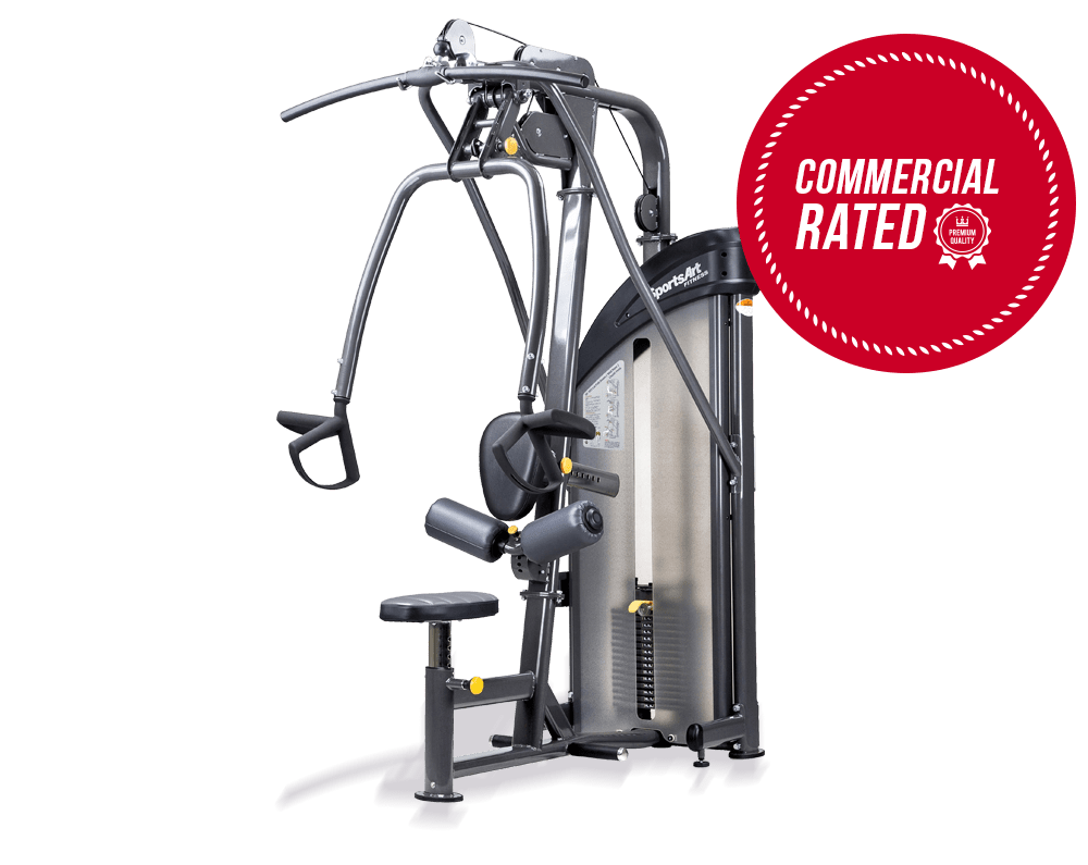 SportsArt-DF203-Lat-Pull-Down-Mid-Row