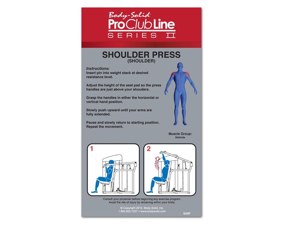 Body Solid ProClub Series 2 Shoulder Press