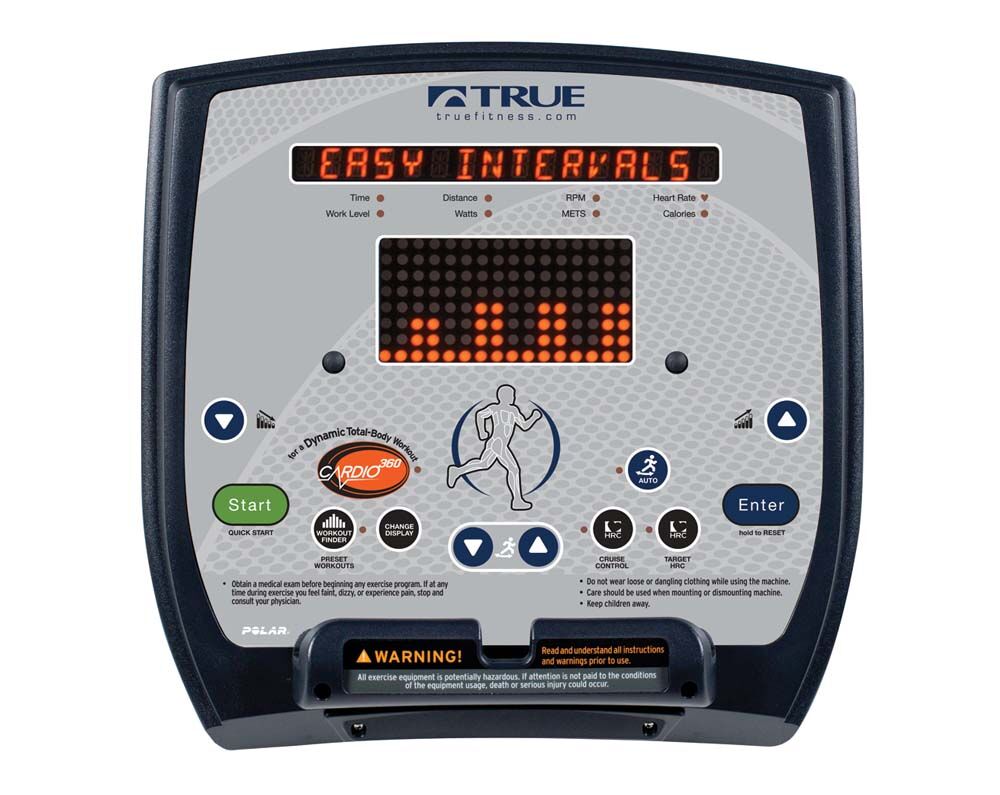 True Fitness ES700 Elliptical Trainer emerge_led_adjustable