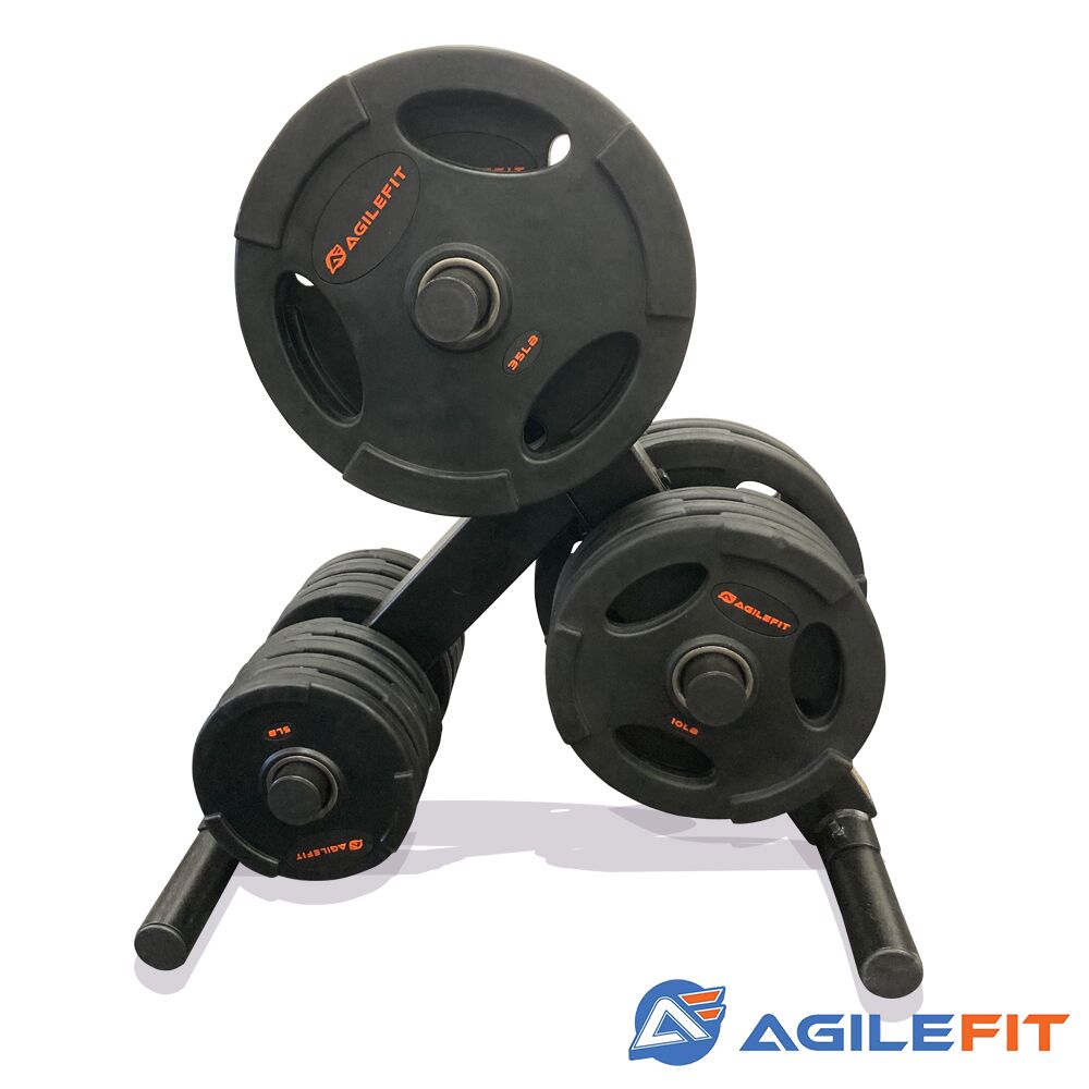 AgileFit-Rubber-Olympic-Grip-Plate-Sets-6