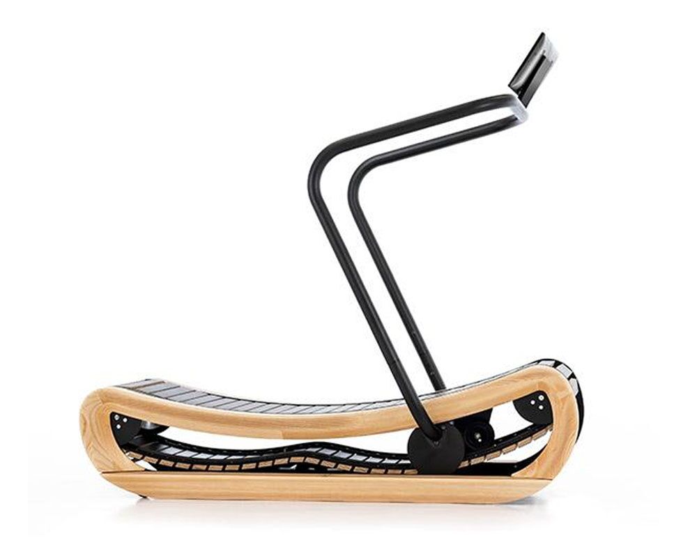 NOHrD Sprintbok Curved Manual Treadmill – Ash