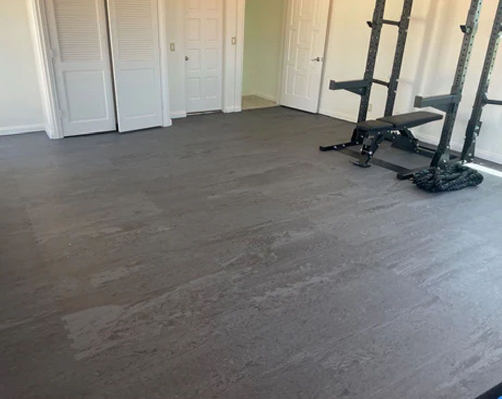 PaviFlex FitnessPro Rubber Flooring Tiles Grey Marble-4