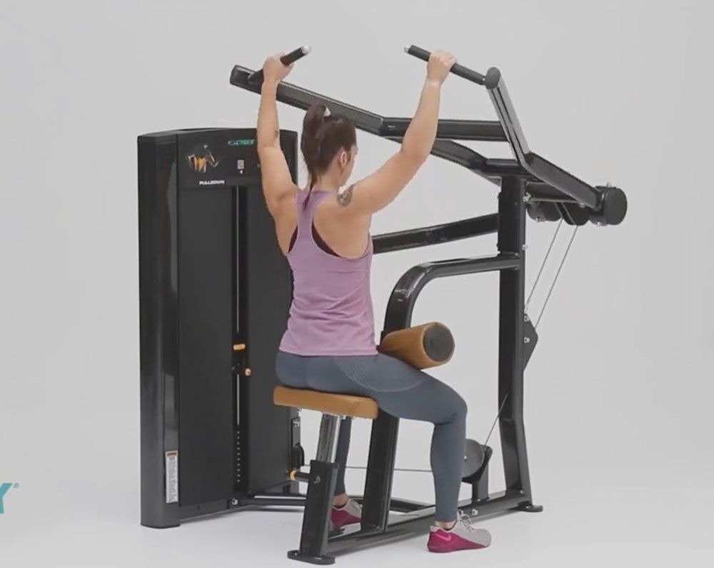 ion series lat pulldown