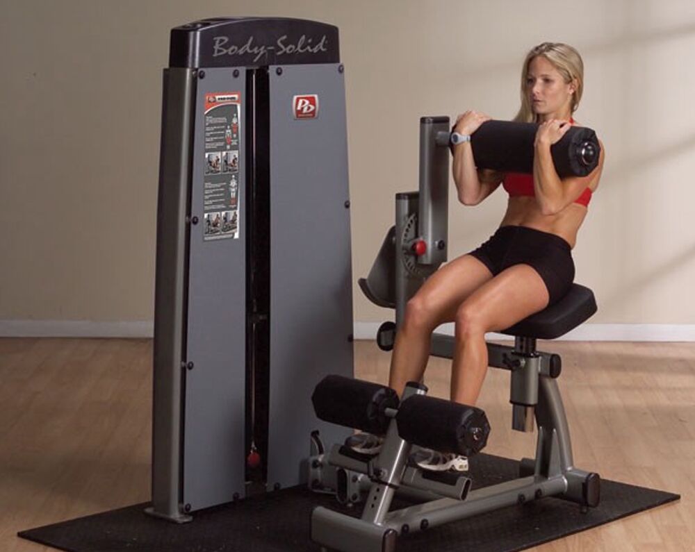 Body-Solid Pro Dual Ab Crunch Back Extension