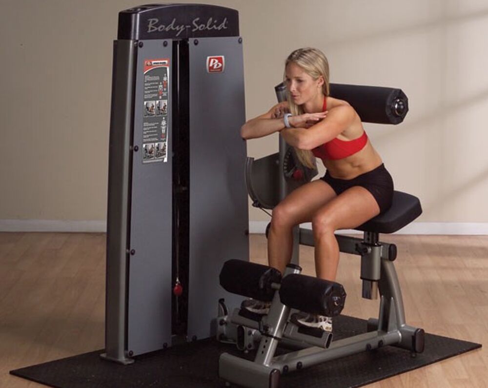 Body-Solid Pro Dual Ab Crunch Back Extension
