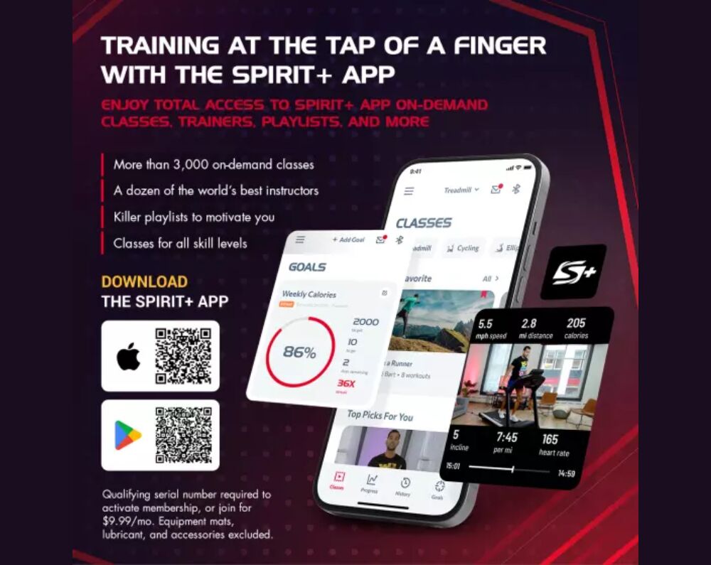 Spirit XE395 Elliptical Trainer (1)