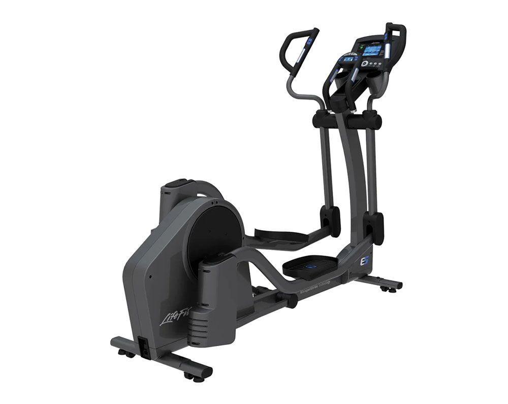 Life Fitness E5 Adjustable-Strike Elliptical Cross-Trainer-Go-Console