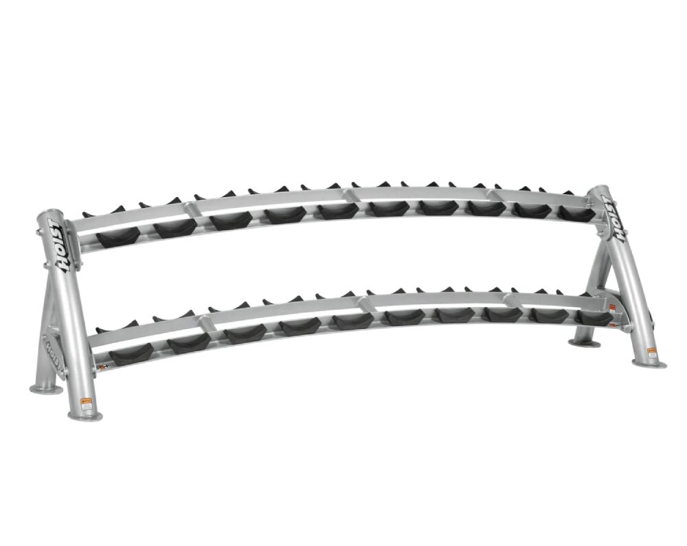 Hoist Fitness Commercial 2-Tier Horizontal Dumbbell Rack CF-3461-2 (1)