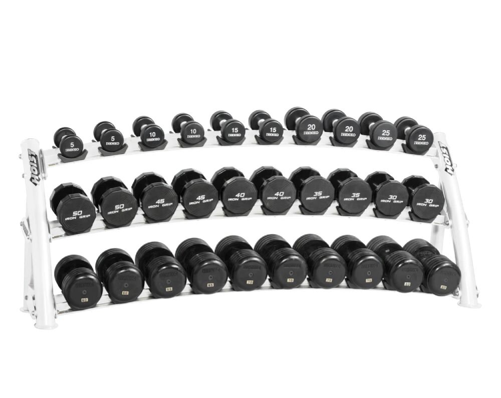 Hoist Fitness Commercial 3-Tier Horizontal Dumbbell Rack CF-3461-3 (2)