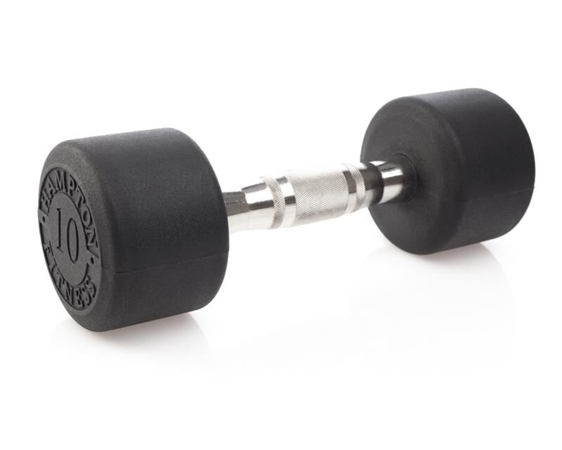 Hampton Dura-Prostyle Urethane Round Dumbbells-38857 Hampton Dura-Prostyle Urethane Round Dumbbells-38857