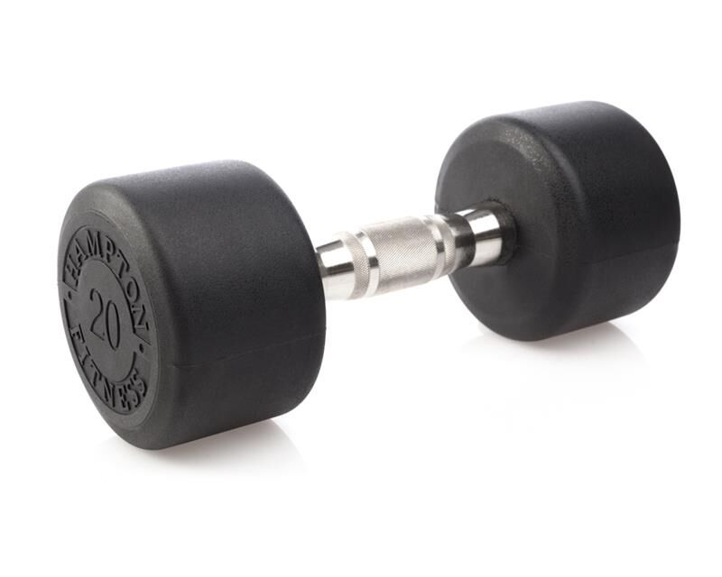 Hampton Dura-Prostyle Urethane Round Dumbbells-38859 Hampton Dura-Prostyle Urethane Round Dumbbells-38859