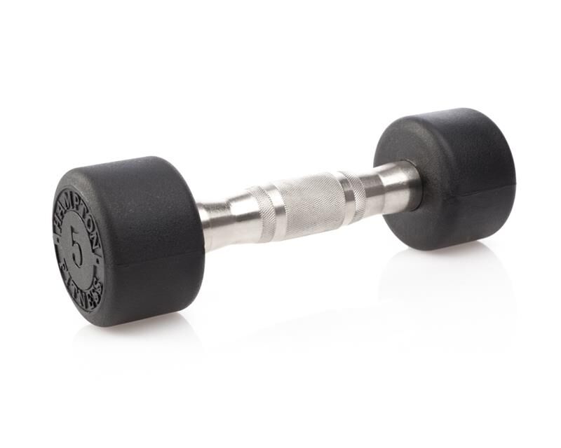 Hampton Dura-Prostyle Urethane Round Dumbbells-38856 Hampton Dura-Prostyle Urethane Round Dumbbells-38856