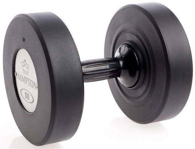 Hampton Gel Grip Solid Steel Urethane Dumbbells Hampton Gel Grip Solid Steel Urethane Dumbbells
