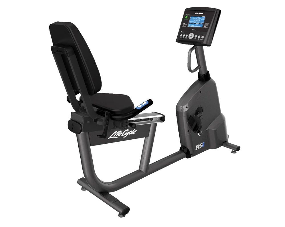Life Fitness RS1 Lifecycle Recumbent Bike Go Console