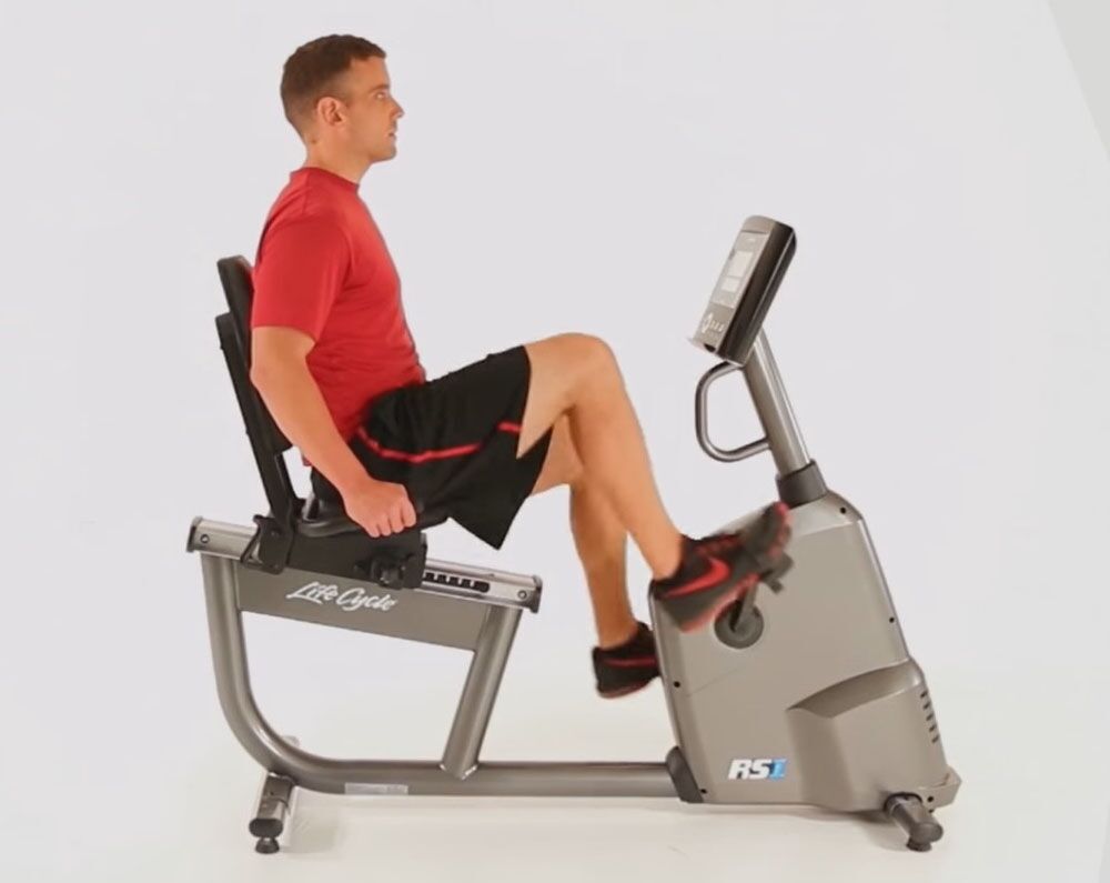 Life Fitness RS1 Lifecycle Recumbent Bike v1