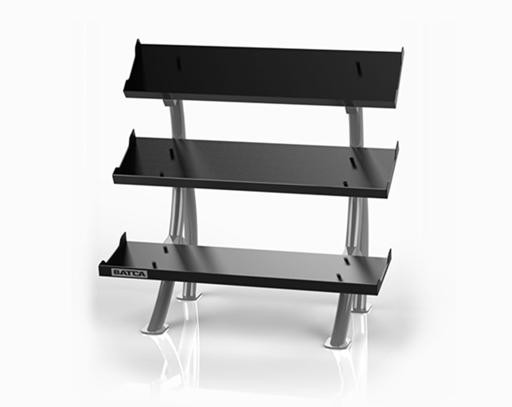 3 Tier 4 Dumbbell Kettlebell Rack