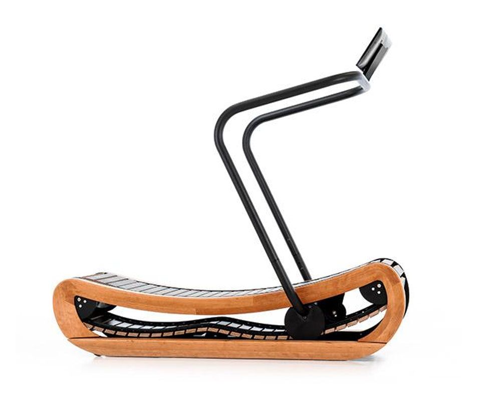 NOHrD Sprintbok Curved Manual Treadmill – Cherry