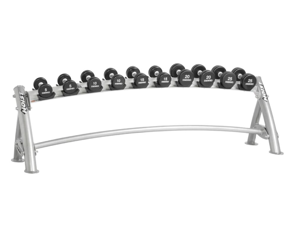 Hoist Fitness Commercial 1-Tier Horizontal Dumbbell Rack CF-3461-1 (1)